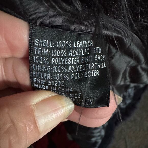 Y2K Penny Lane Black Suede Embroidered Jacket Size XL - Picture 7 of 7